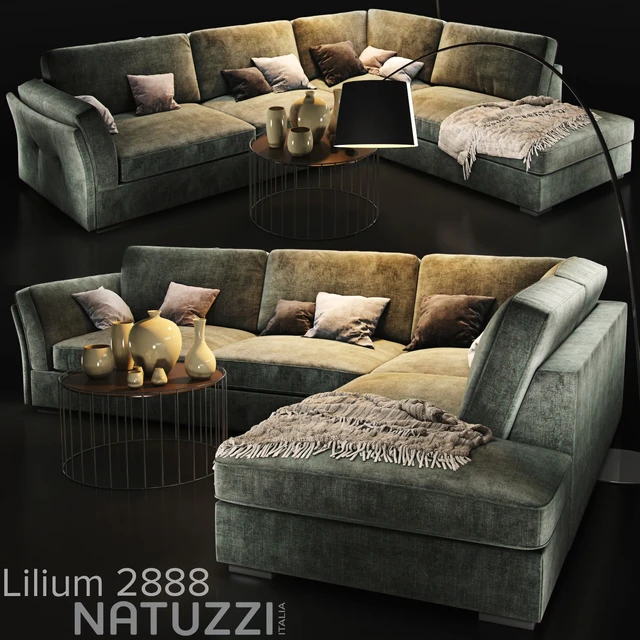 Sofa natuzzi Lilium — Download