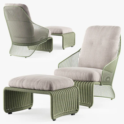 MINOTTI COLETTE outdoor armchair — Вид 1
