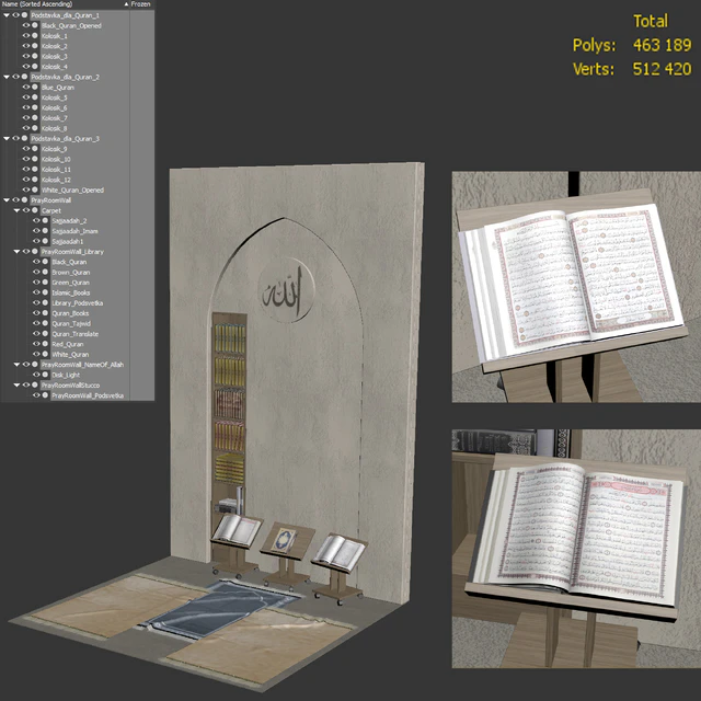 Prayer room wall design 01 — Descargar