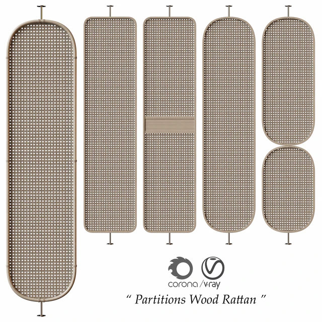 Partitions " Wood Rattan " — Скачать