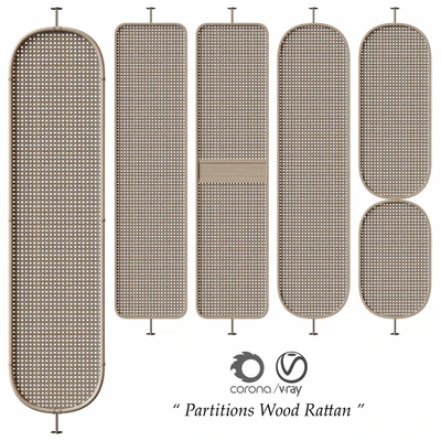 Partitions " Wood Rattan " — Вид 1