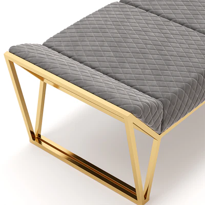 Luxxu Prisma Ottoman Luxury Bench — Ver 3