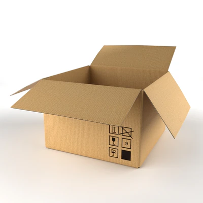 Картонная коробка / Cardboard box — Вид 1