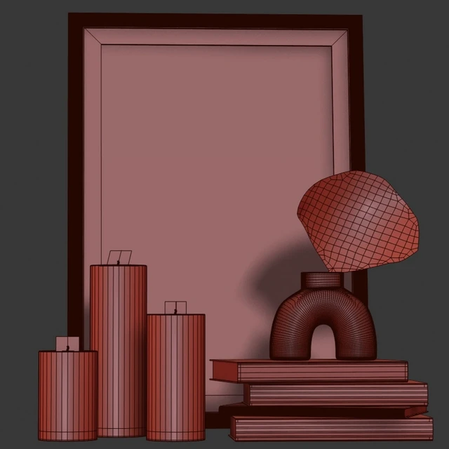 Decorative set with candles — Descargar