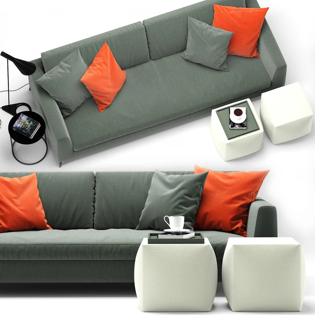 Sofa Louis Up, Meridiani — Descargar