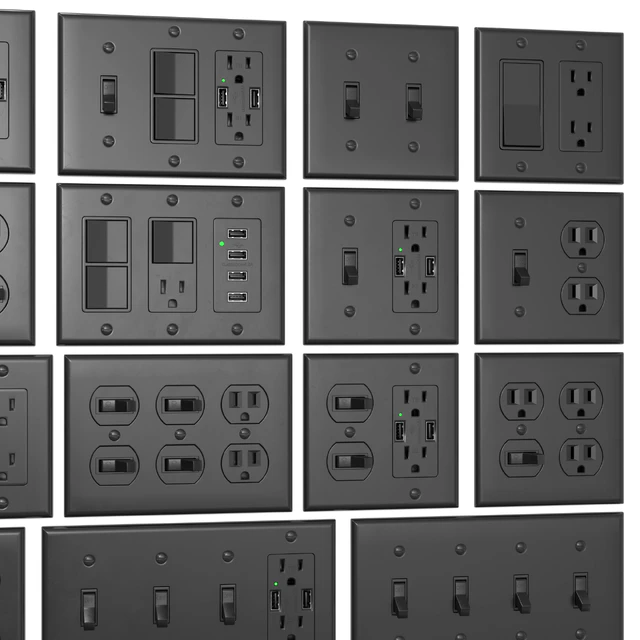 Bestten US wall switch and sockets — Скачать