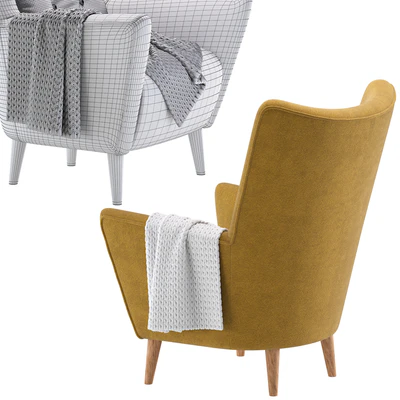 Armchair Nosta Yellow Divan.ru/Кресло Носта Диван.ру — Ver 4