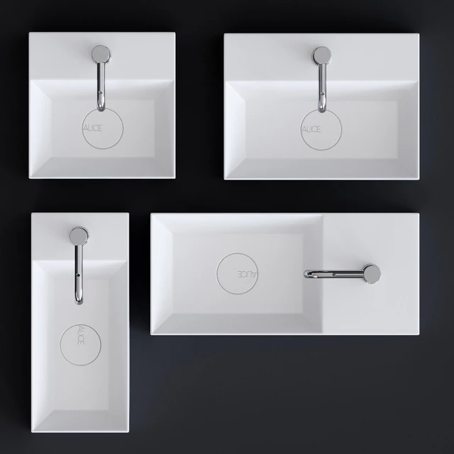Alice Ceramica Spy Washbasin Set 1 — Скачать