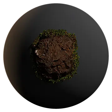 rock in grass 001 — Скачать
