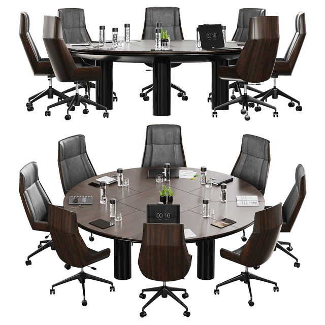 circle meeting table — Скачать