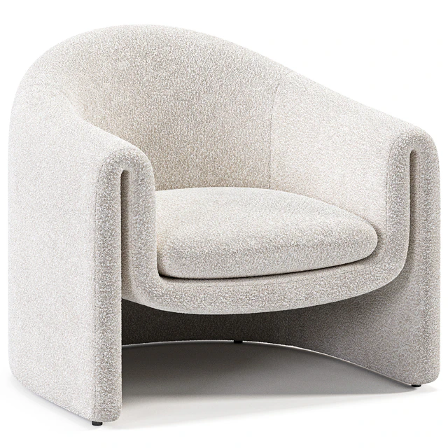 Velvet Sculptural Chair — Скачать