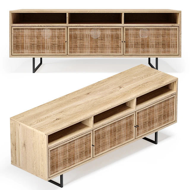 Natural Cane Media Console — Descargar