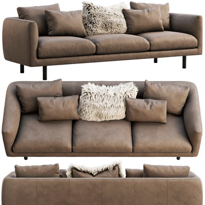 EQ3 Replay leather sofa — Вид 3