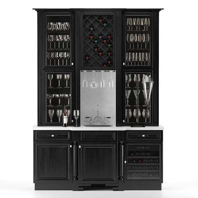 Wine cabinet with sink — Ver 1