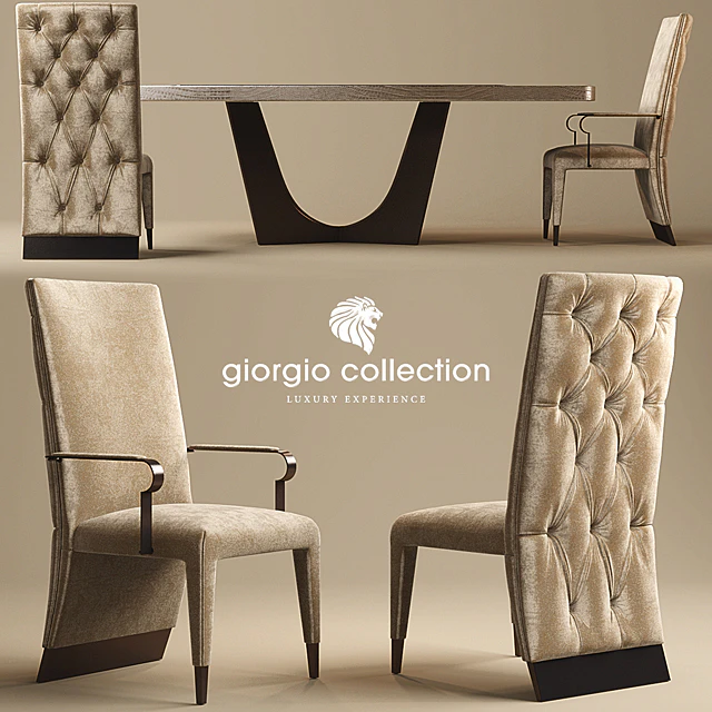 Стол и стул Giorgio Lifetime Dining Chairs — Скачать