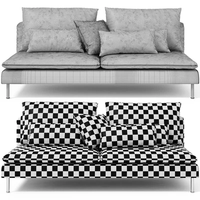 Sofas, chairs, couch, ottoman Ikea SODERHAMN — Ver 2