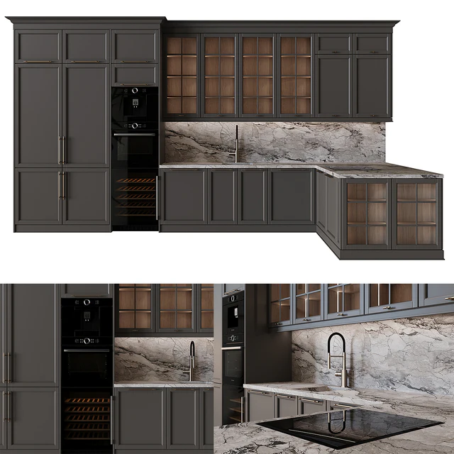 Kitchen in neoclassical style 53 — Descargar