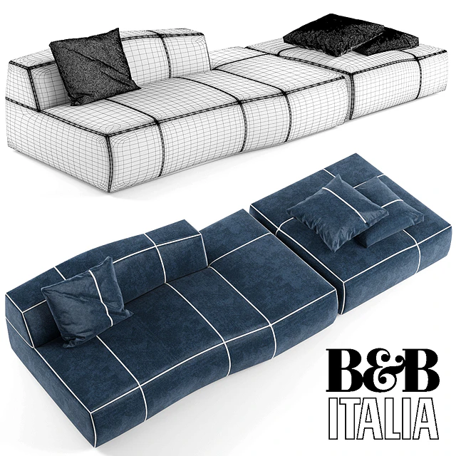 модульный диван b&b bend sofa — Скачать