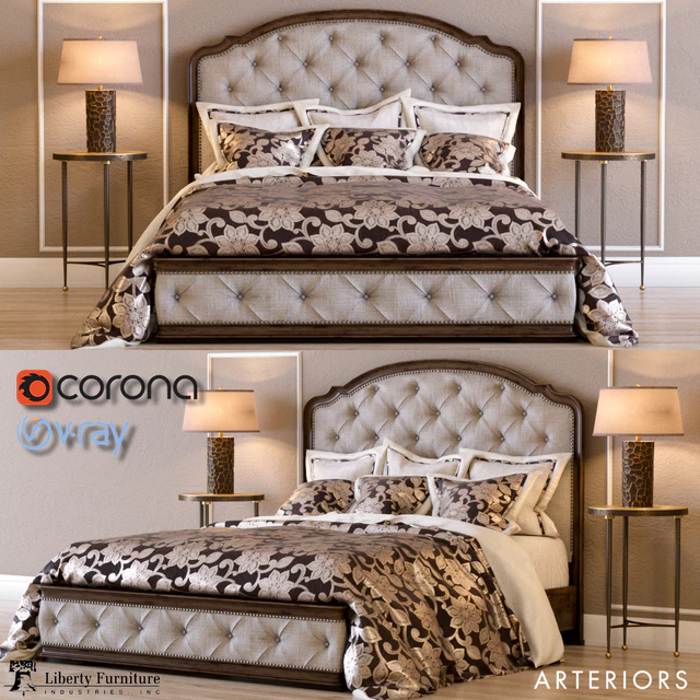 Liberty Amelia Queen Bed — Скачать