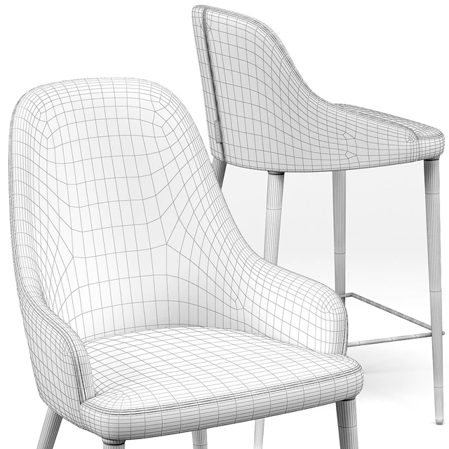 Modani Аlpine Gray Chair — Скачать