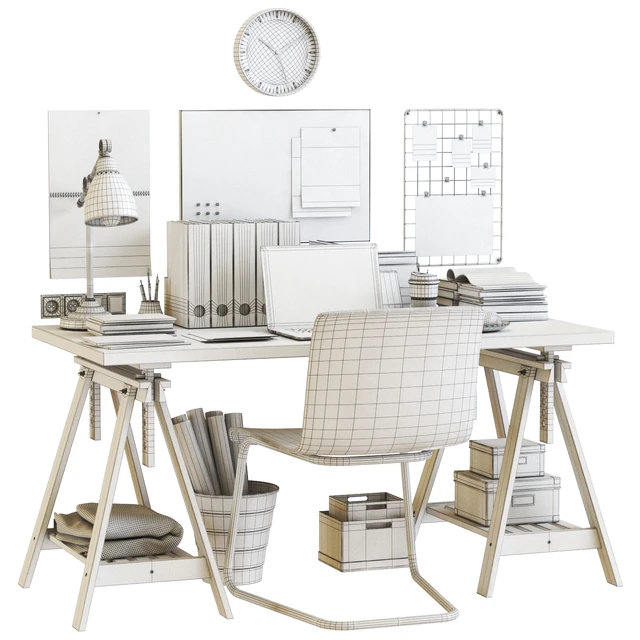 IKEA women's office workplace — Descargar