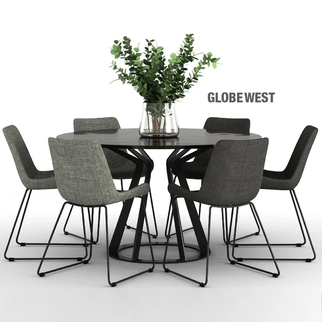 Giuliano Cappelletti Mitos Table and Cleo Sleigh Dining Chair — Скачать
