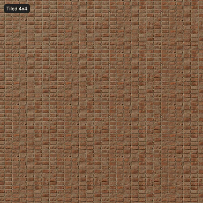 worn brick floor texture — View 3