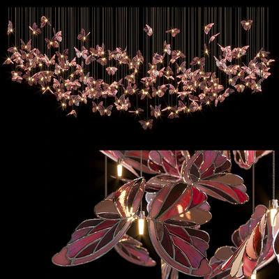 Light stained glass Vargov Design - Butterfly — Вид 1
