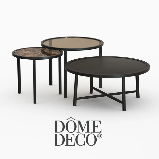 Dome deco набор журнальных столиков — Скачать