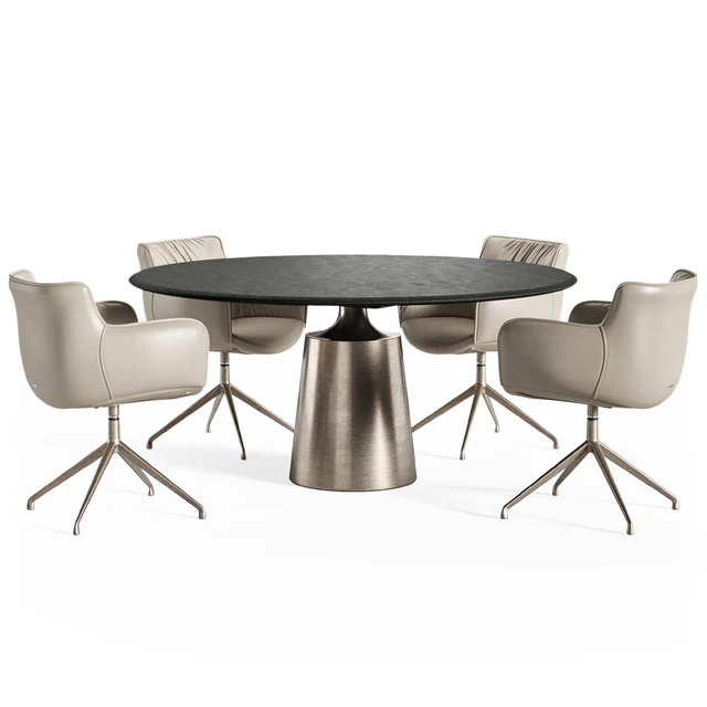 Cattelan Italia Yoda Argile table Rhonda chair — Скачать