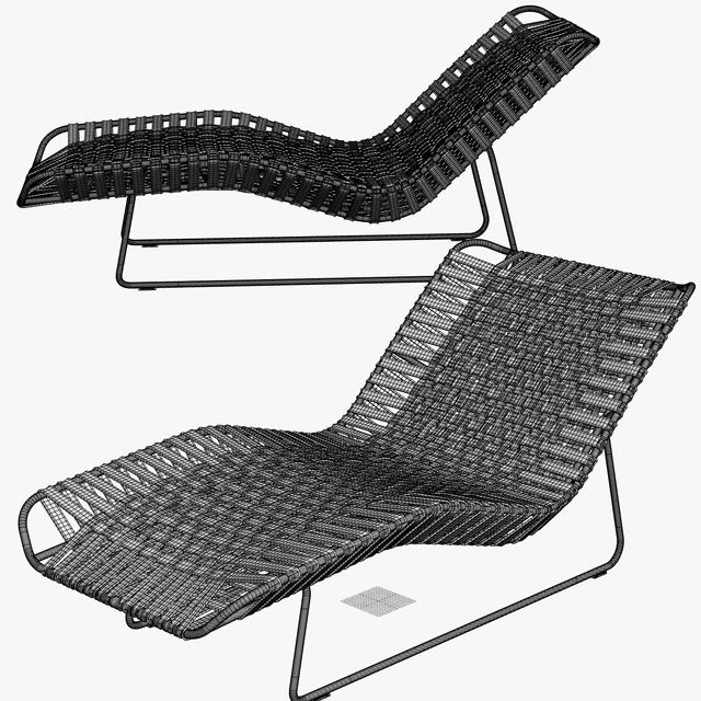 Paola Lenti Telar chaise longue — Скачать