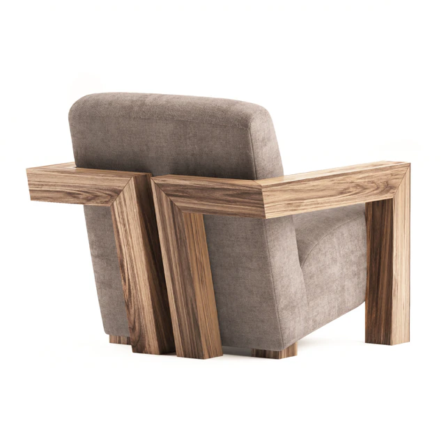 Wood Frame Occasional Chair — Descargar