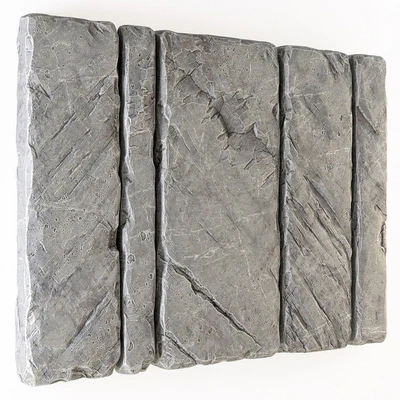 Slab stone wall n2 / Стена из каменного слэба — Вид 1