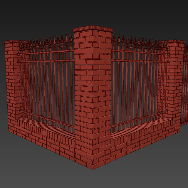 Iron fence set - classic — Descargar