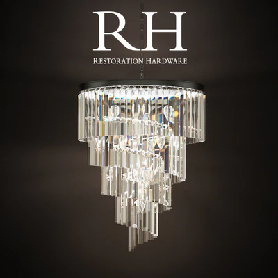 RH люстра HELIX CHANDELIER 26" — Скачать