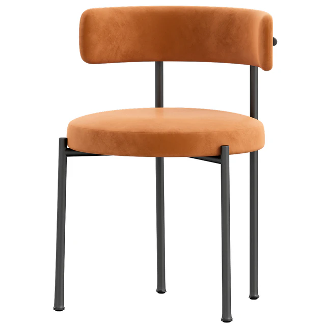 Inesse Boucle Ivory Dining Chair — Скачать
