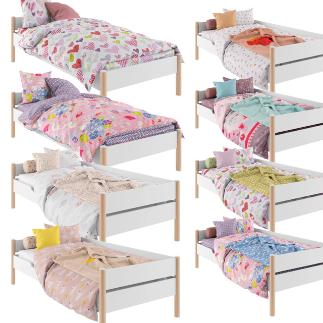 Bed linen for the girl 01 — Descargar