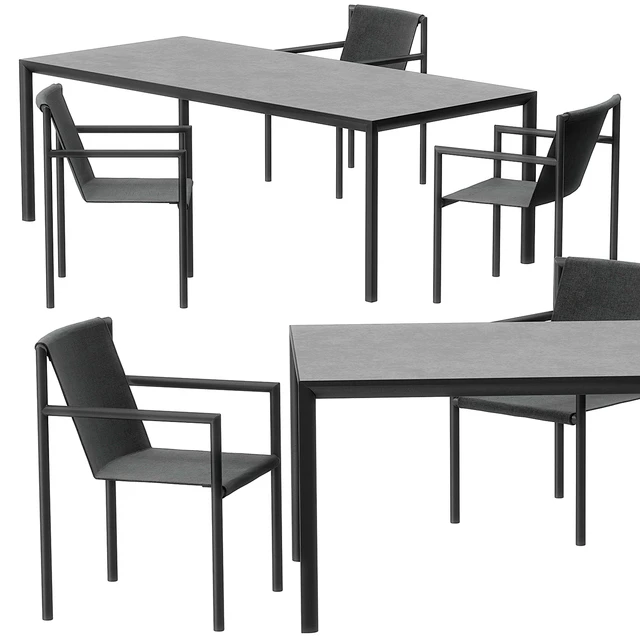 Plein air dining set by Roda — Descargar
