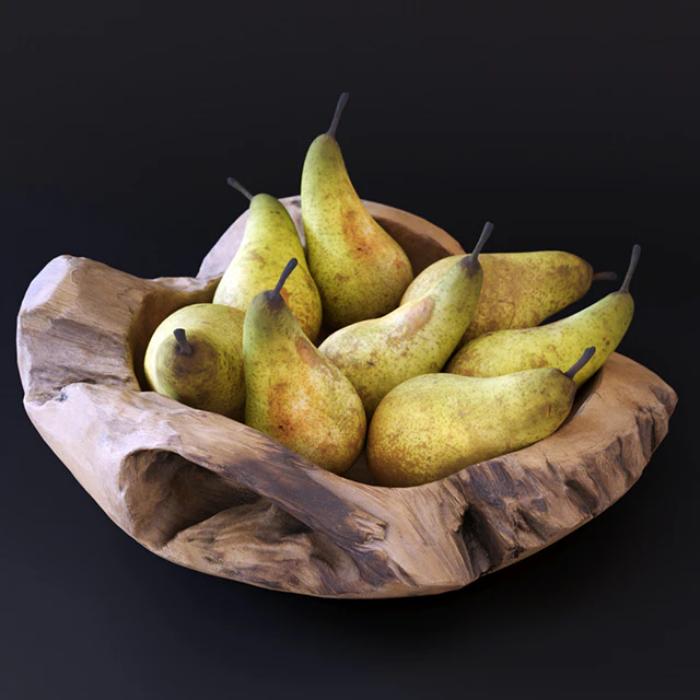 Decorative dish with pears — Descargar