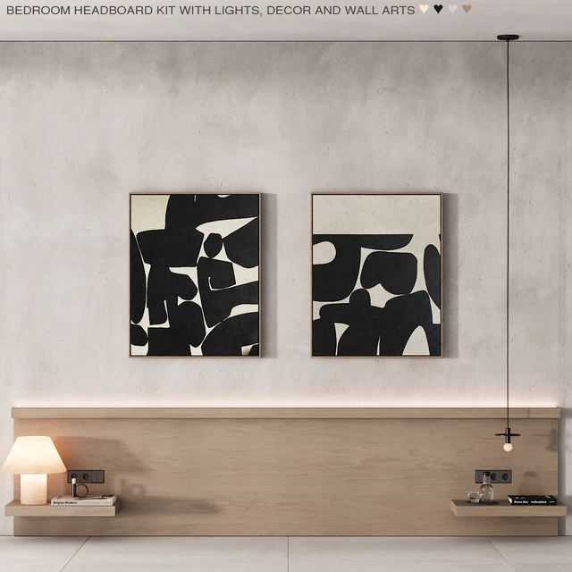 225 wall composition 08 bedroom headboard kit 03 — Скачать