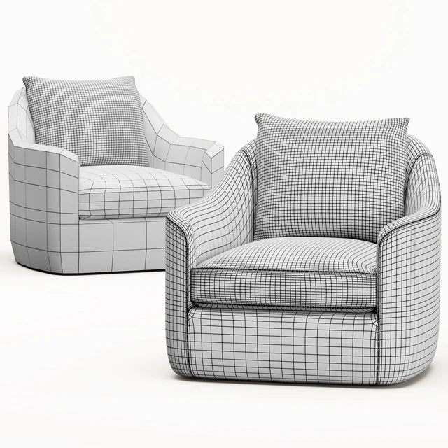 Armchair DmitriyCo Belgard lounge chair — Descargar