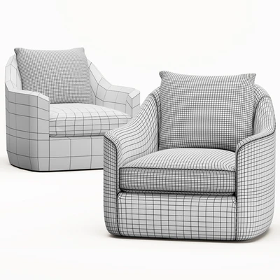 Armchair DmitriyCo Belgard lounge chair — Ver 3