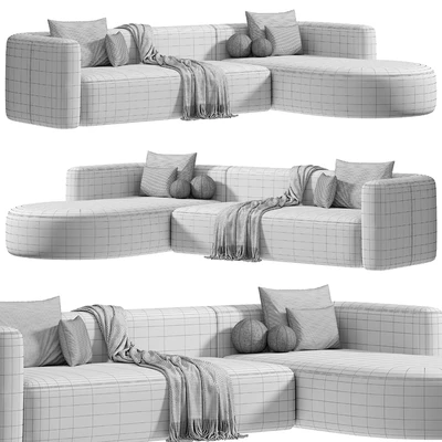 Soft Velvet Sofa By Acanva — Ver 3