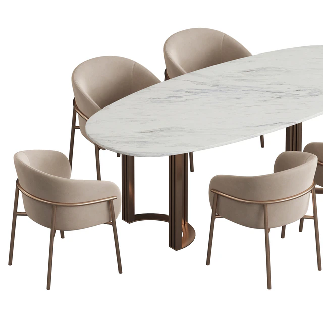 Hudkoff Lord table Rimo chair Dining set — Скачать