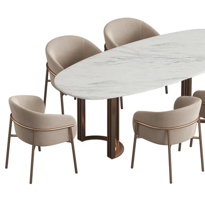 Hudkoff Lord table Rimo chair Dining set — Вид 3