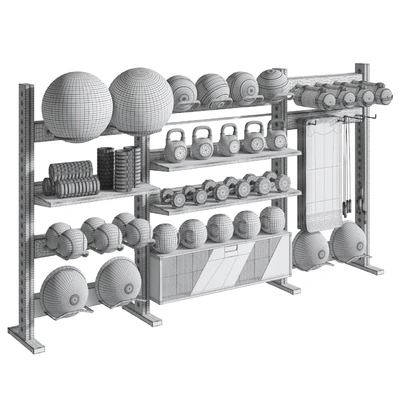 ESP GYM Equipment Rack — Ver 3