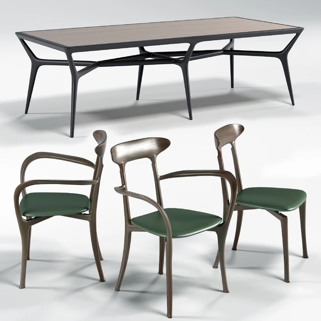 CeccottiCollezioni  SEVENMILES  table MA BELLE chairs — Скачать