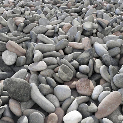 Pebble n8 low mix / Галька малая речная микс — Вид 1