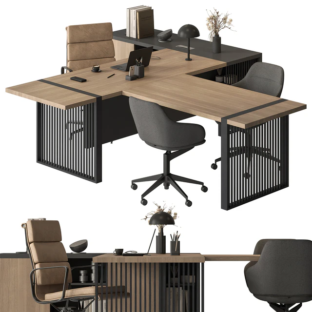 Manager Desk - Office Furniture 642 — Descargar