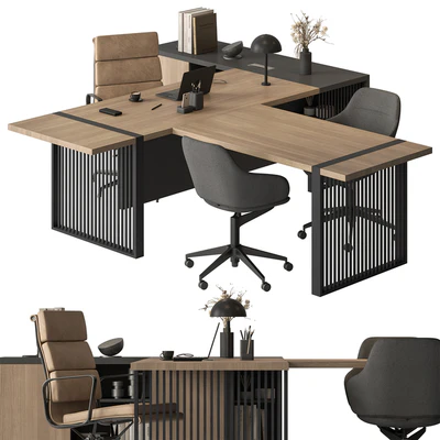 Manager Desk - Office Furniture 642 — Ver 4
